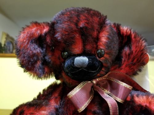 Merrythought Fire Silk Cheeky Teddy Bear