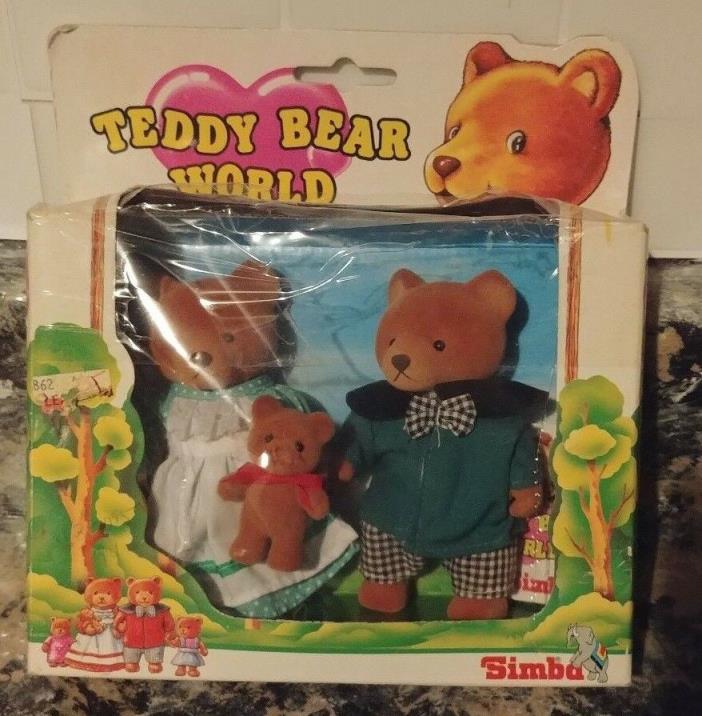 VINTAGE SIMBA TEDDY BEAR WORLD IN BOX