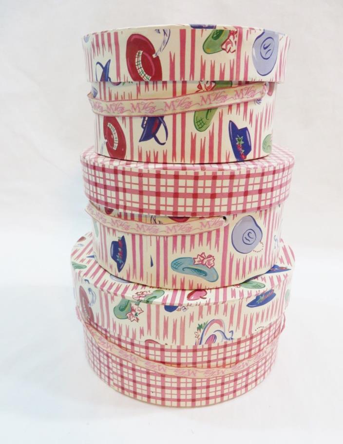 muffy vanderbear hat box set  ribbon handles