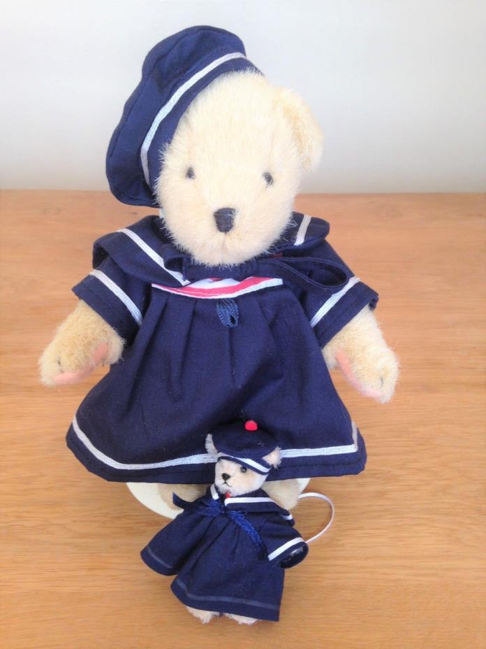 Muffy Vanderbear Cruisewear Sailor 1980s RETIRED + Mini Bear