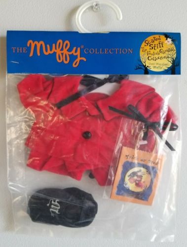 VINTAGE NIP Vanderbear MUFFY COLLECTION Clothes DEVIL MAY CARE HALLOWEEN Set