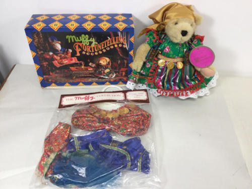 MUFFY - THE FORTUNE TELLERS lot (GYPSY BEAR, HOPPY OUTFIT, ACCESSORIES)