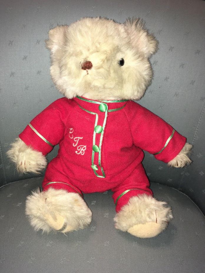 RARE 1985 Gorham Plush Christopher Teddy Bear