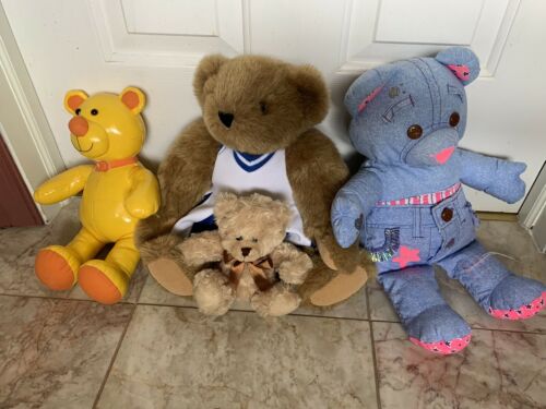 Lot Of 4 Unusual Teddy Bears