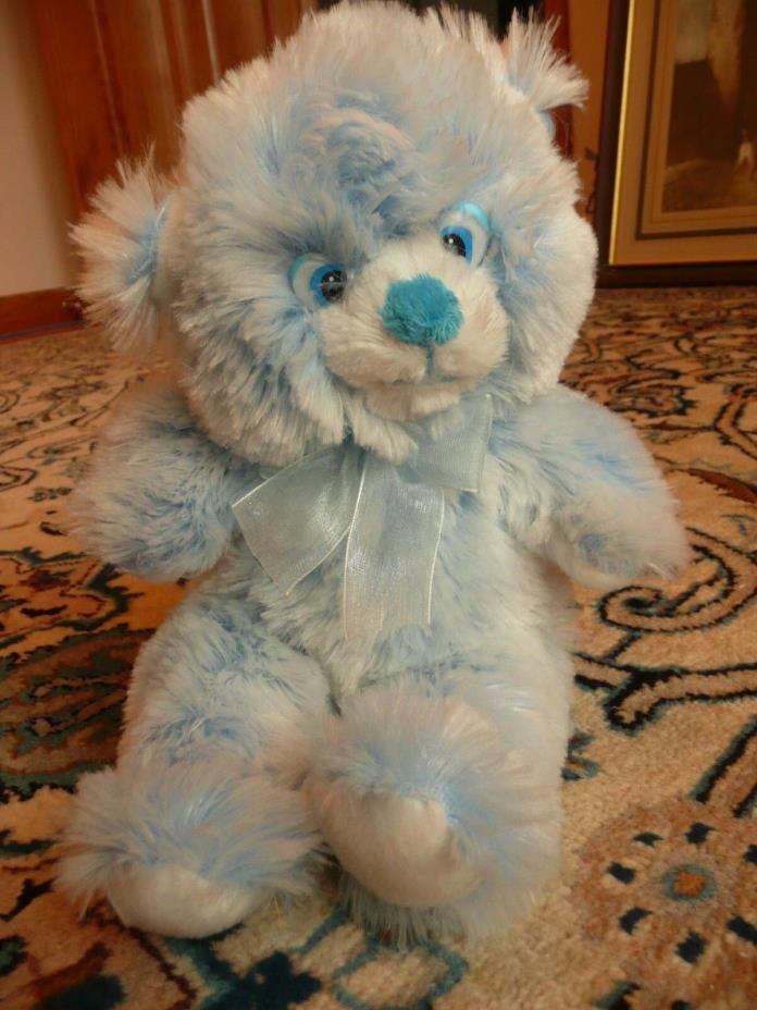 Rhode Island Novelty Stuffed Blue Teddy Bear Size 11