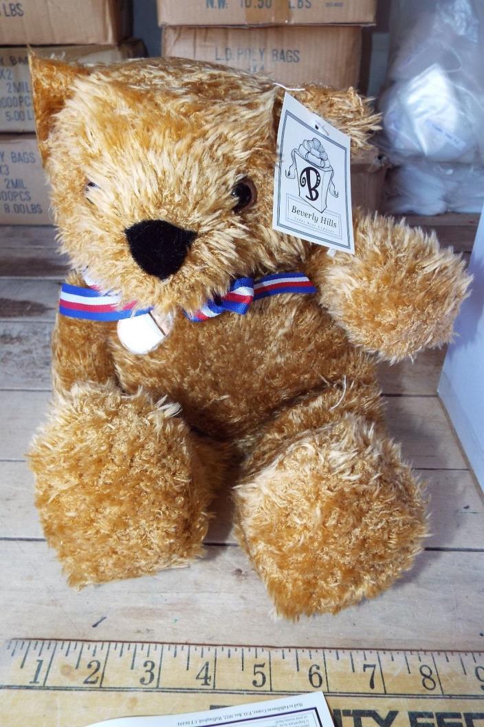 Large Beverly Hills Teddy Bear - Stuffed Bear in Original Box - Collectible