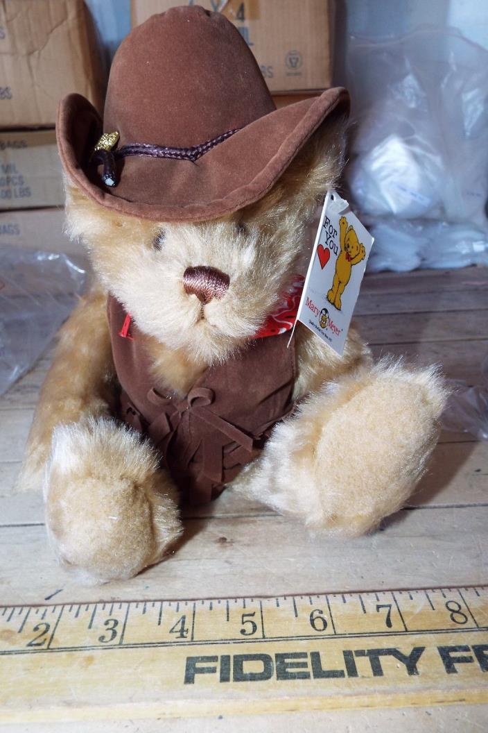 Mary Meyer Annie Oakley Teddy Bear - Stuffed Bear in Original Bag - Collectible