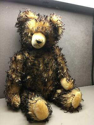 Anker Munich teddy bear Covering is 58% Wool (Mohair) 42% Cotton 1950's