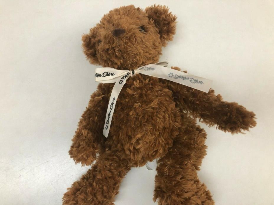 Saks Department Store Boston Store Teddy Bear Brown Tan 12