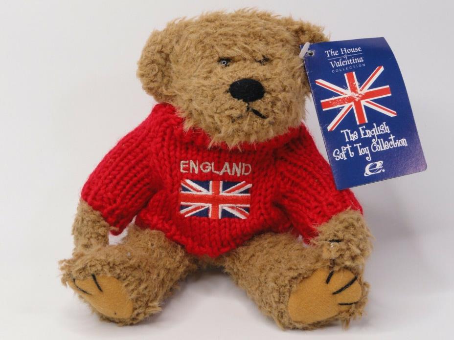 House of Valentina UK Bear Kent England Vintage Jointed Teddy 8