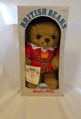 11 Inch BEEFY BEAR by British Bears with tags-Handcrafted In Britain NEW