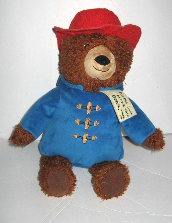Kohls Cares Paddington Bear Plush Blue Coat Red Hat Teddy Sewn Eyes 14