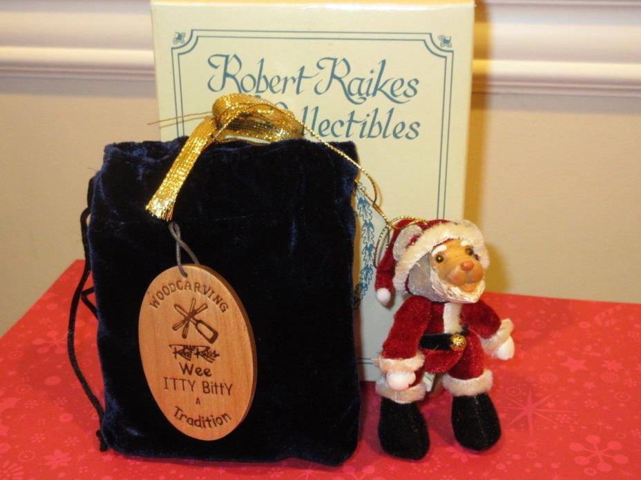 Robert Raikes Collectibles Christmas Santa Ornament Itty Bitty Limited Edition