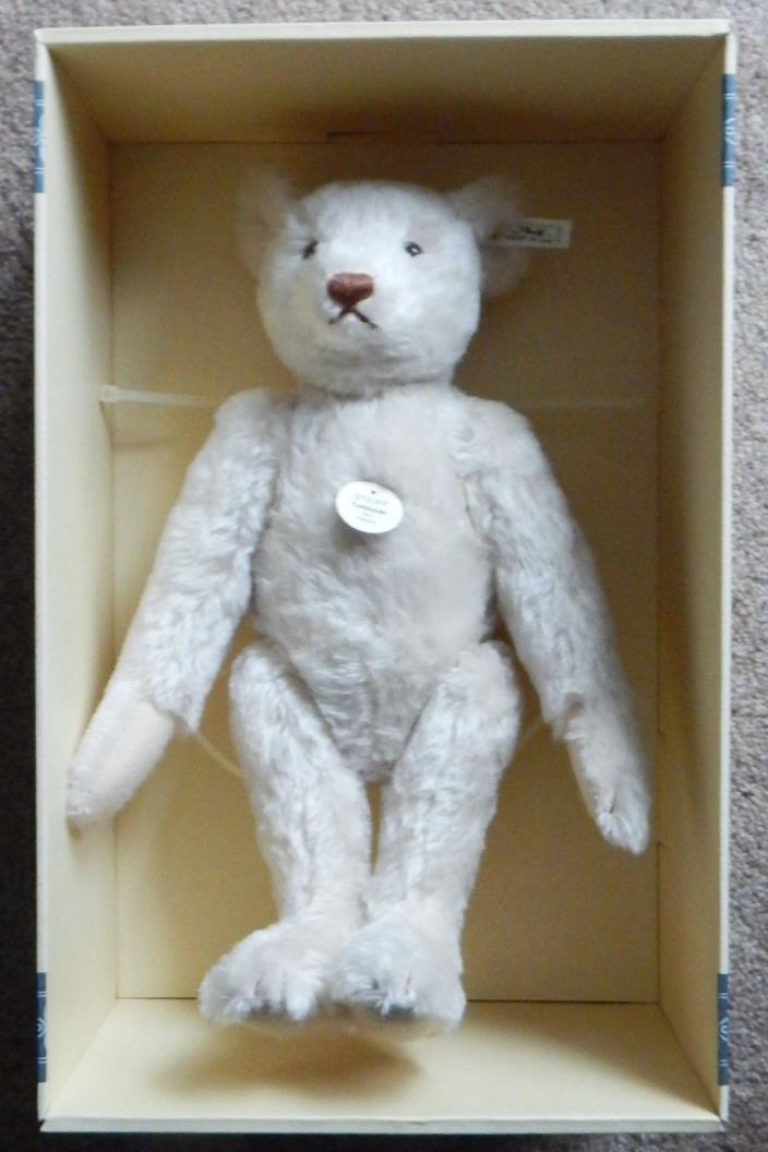 Steiff Limited Edition White Reproduction 1921 Teddybear #1839, With Certificate