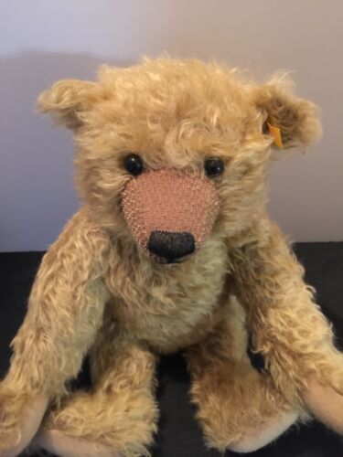 STEIFF CLASSIC TEDDY BEAR #000560-GROWLER-LONG CURLY MOHAIR