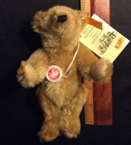 Steiff Miniature Historic Cinnamon Bear EAN 029073 Excellent Condition