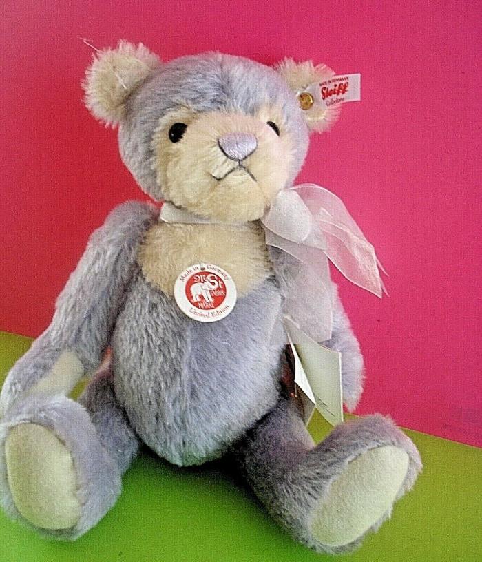 STEIFF TEDDY BEAR MARGARETE LAVENDER MOHAIR 11.5