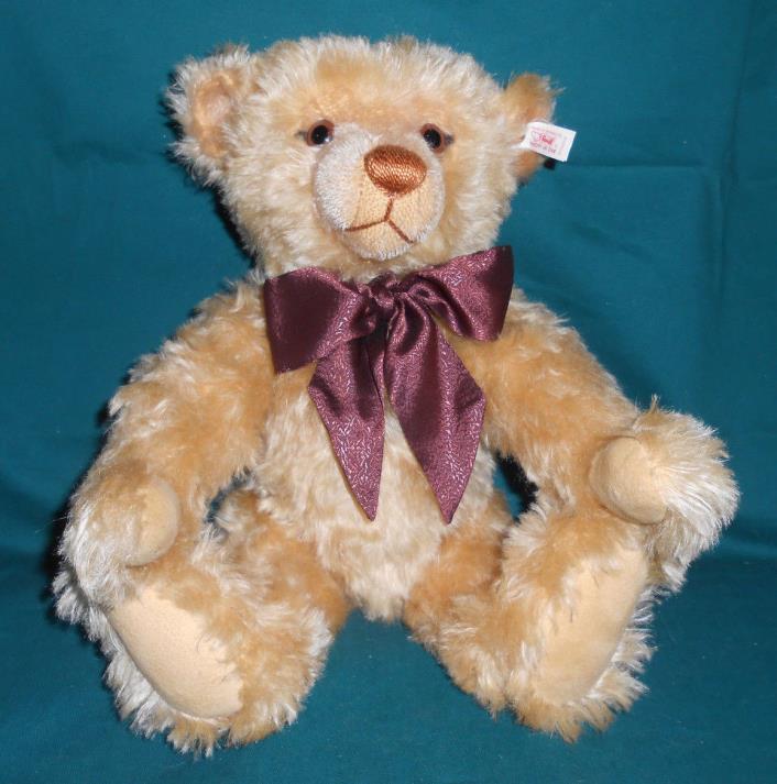 Steiff Millennium Teddy Bear. # 670374. Blonde Mohair Limited Edition - New