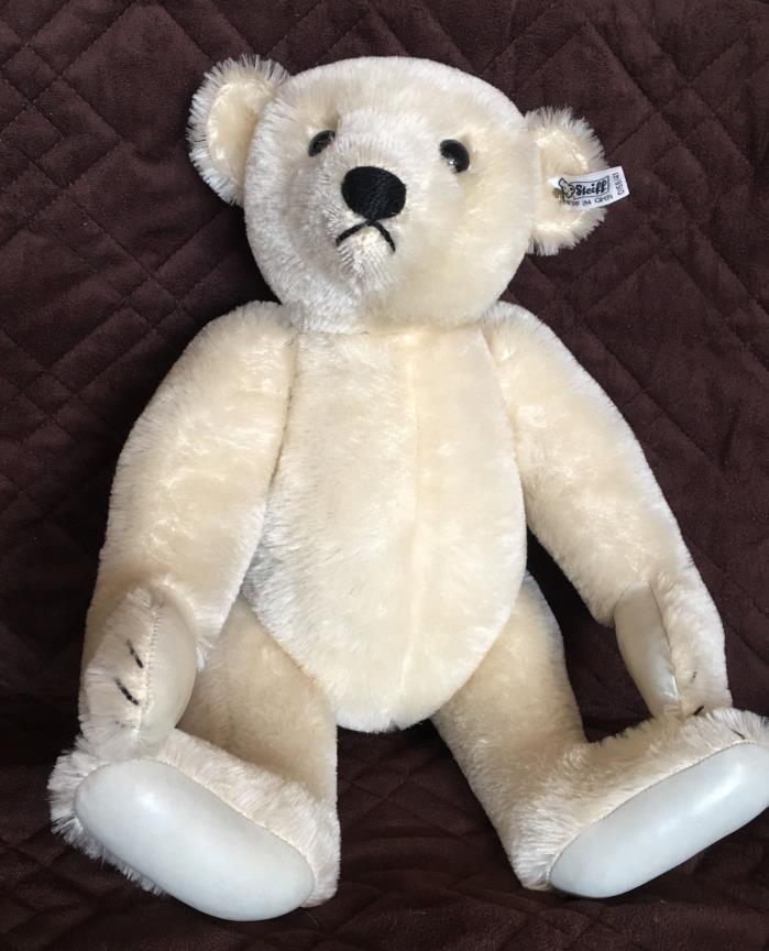Margaret Strong Steiff Bear EAN 0158/41 White 41cm, 16 inches Leather Paw Pads