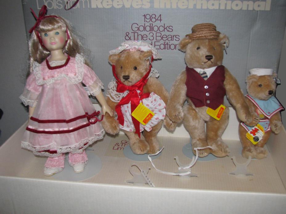 Goldilocks and The Three Bears Suzanne Gibson 1984 Limited Edition