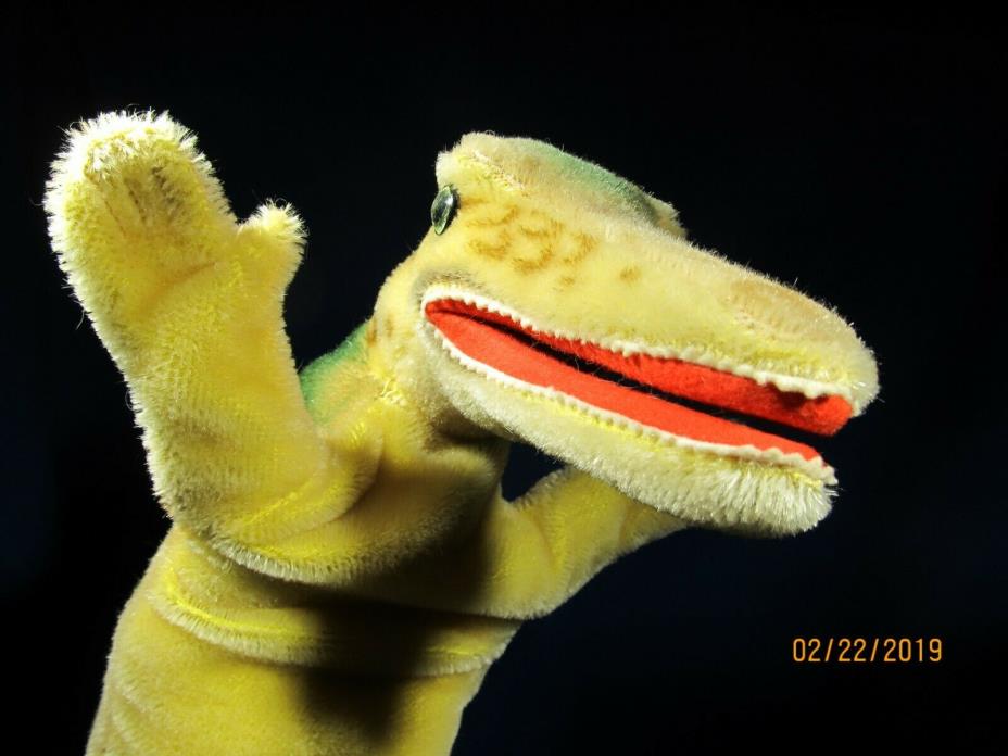 VINTAGE Steiff Alligator Hand Puppet