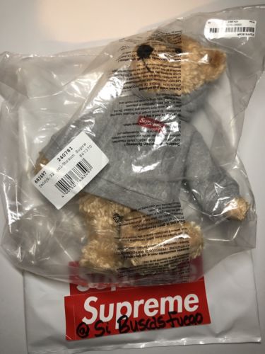 Supreme Steiff Bear Box Logo FW18 On Hand 100% Authentic