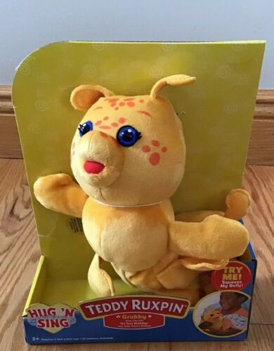 Teddy Ruxpin Hug 'N Sing Plush with Sound - Grubby