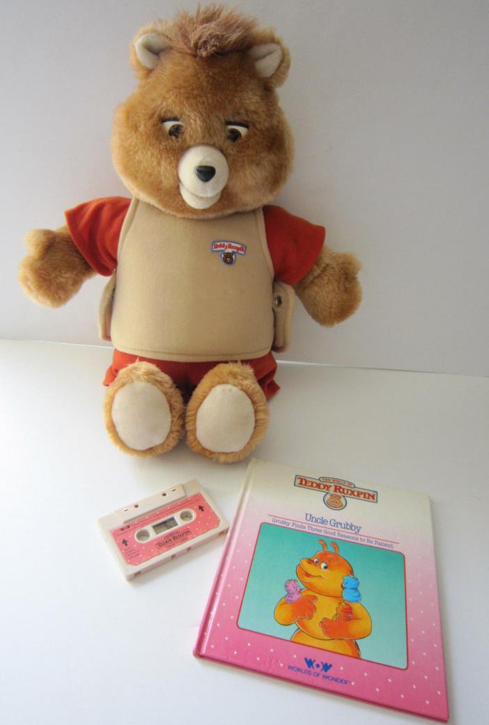 Original 1985 Teddy Ruxpin ~ Book and Cassette ~ Works Great!