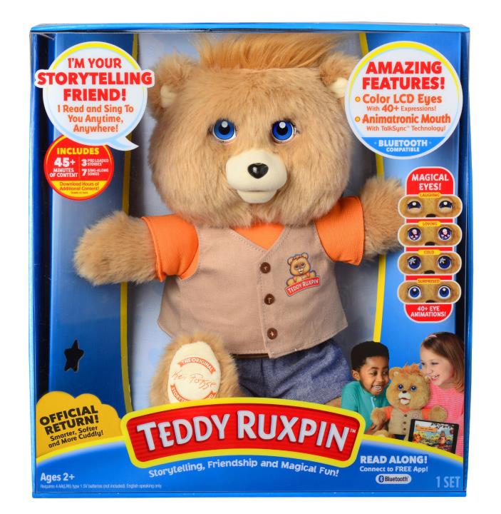 NEW Teddy Ruxpin Official Return Of the Storytime & Magical Bear Toy 2017 NIB