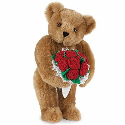 Valentines Teddy Bear,Teddy Bear with Rose, Valentine Gift,