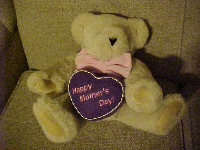 Vermont Teddy Bear Company HAPPY MOTHER'S DAY Jointed Plush Teddy Bear