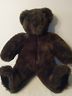 Vermont Teddy bear company dark brown stuffed bear