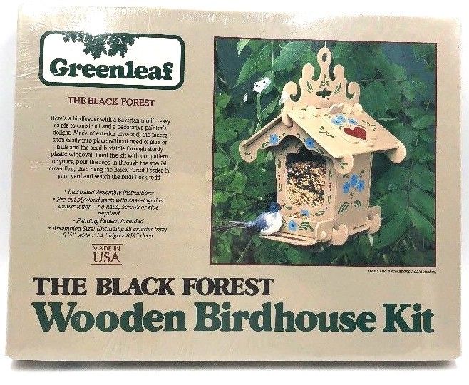 Greenleaf Wooden Birdhouse KitThe Black Forest Made In USA SALE BY WEARETHEDEALS