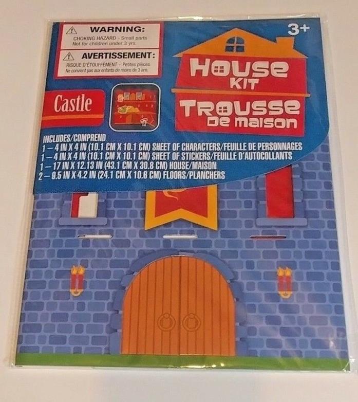 Build a House Kit CASTLE with Castle, Characters and Stickers