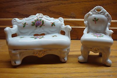 Doll House Miniature Couch & Chair