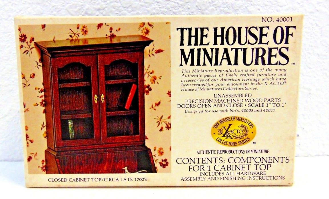 The House Of Miniatures Closed Cabinet Top Circa Late 1700's No.40001