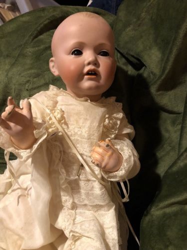 Antique doll Kestner baby doll JDK cute Hilda with old dress 22 Inches 1070