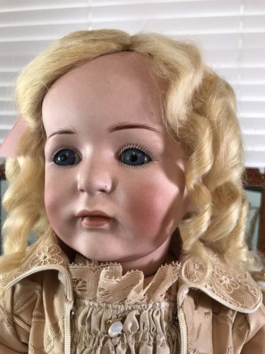 18” Very Rare! Antique German Bisque Head Doll Kestner 208 Toddler Body