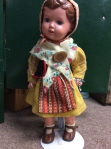 Vintage German Doll T-44 With Turtle On Neck