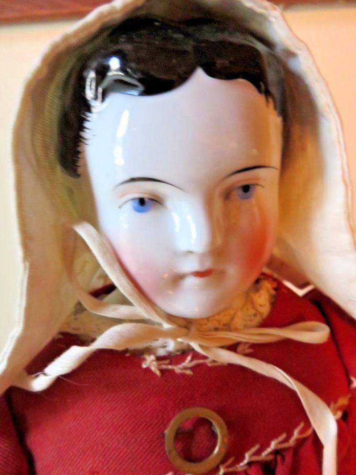Antique German China Head Doll Kinderkopf 16