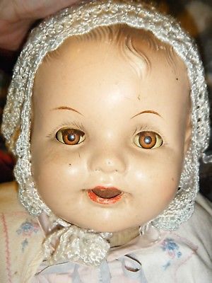 LARGE COMPO BABYDOLL WITH BROWN EYES!!