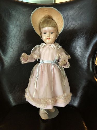 20” antique Schoenhut, fully jointed wood doll, incised signature