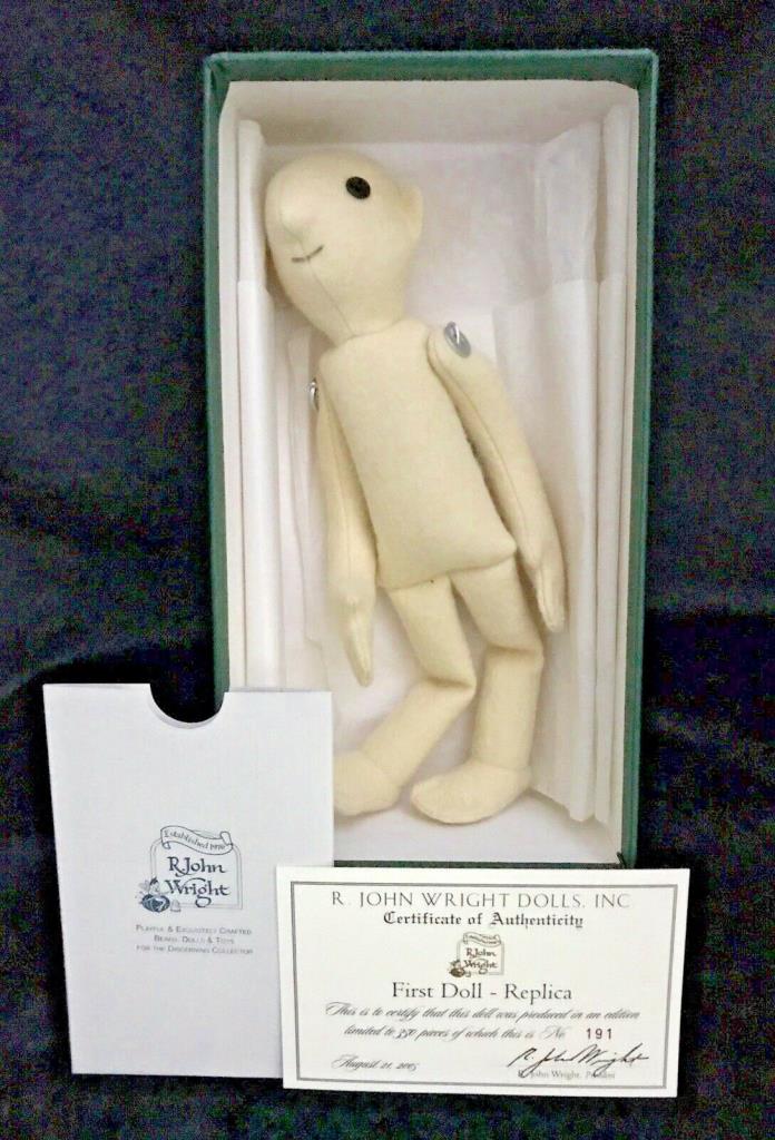 R. John Wright 8” First Doll-Replica #191/350, MIB, 2005 Convention Doll, Signed