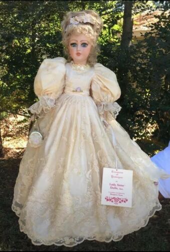 PORCELAIN DOLLS OF YESTERYEAR LADY ANNE DOLLS, VICTORIA  #54 OF 250