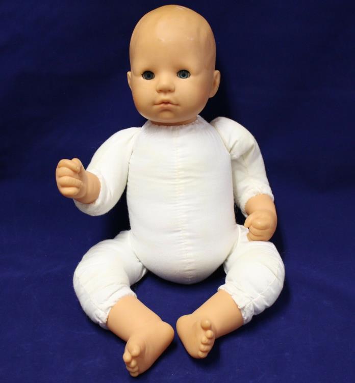 1998 Vintage Max Zapf Lifelike Baby Doll Newborn Sleep Eyes Germany 19