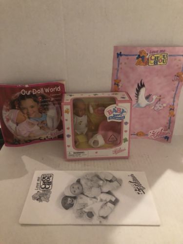 Zapf Baby Born Miniworld Baby Accessories & Baby Doll NIB Booklets