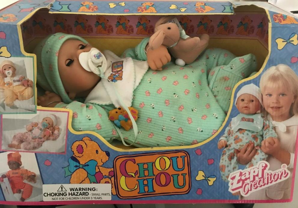 Vintage Baby Chou Chou Doll by Zapf Creation - Box Has Wear (BL)