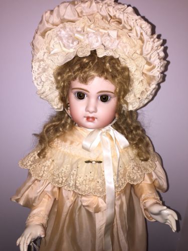 ANTIQUE REPRODUCTION BISQUE HEAD ARTIST DOLL-26 INCHES OF BEAUTY!!