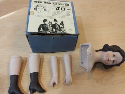 Vintage Shackman Bisque Doll Porcelain Doll Kit. 