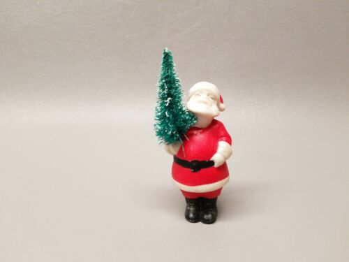 Vintage Germany bisque Santa Claus figurine doll nodder signed 3 1/2